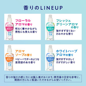 ライオン 柔軟剤 「ソフランプレミアム消臭」（ソープの香り）本体1本＋替750ml6袋 柔軟剤