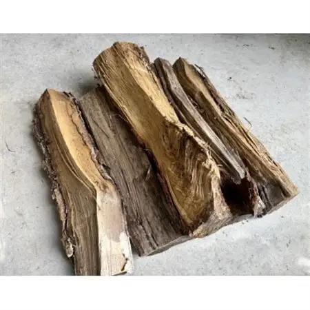林業芸術社 乾燥薪(広葉樹約45cm /約50kg分/中割り～)【複数個口で配送】【4081578】
