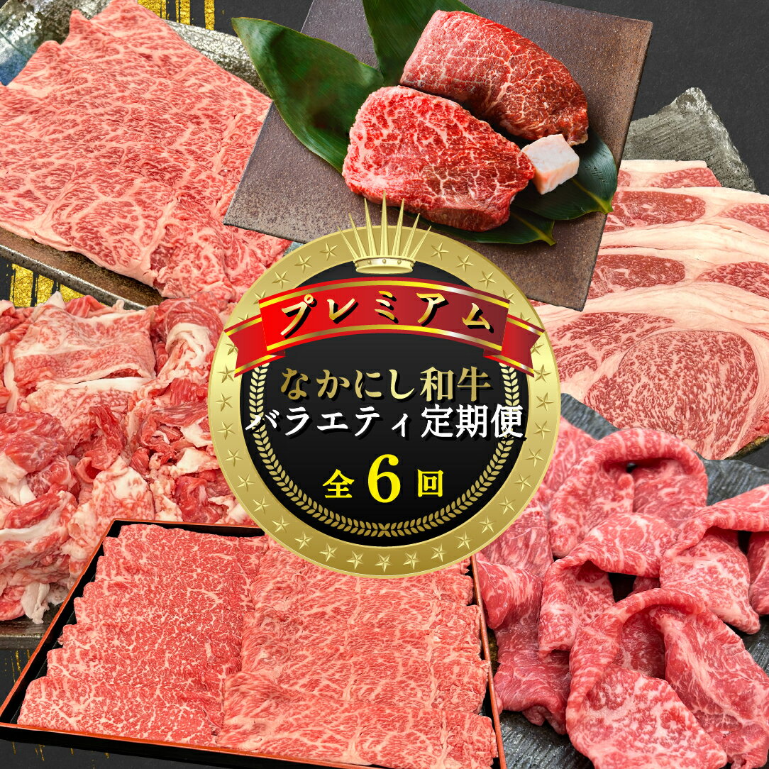 【ふるさと納税】【定期便 全6回】宮崎県西ノ原牧場・なかにしプレミアム和牛バラエティ定期便 牛肉 黒毛和牛 赤身 小間切れ ロース すき焼き しゃぶしゃぶ モモ 定期便 A4 A5 国産牛 牛 肉 お肉 ふるさと 人気 食べ比べ 贈答 ギフト プレゼント 精肉 宮崎県 小林市 送料無料