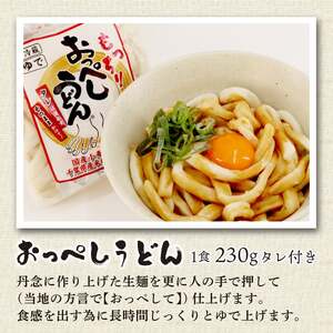 うどん カレー うどん 食べ比べ セット 計 8食 (おっぺしうどん 4食 ブラックカレー 4食) たれ付き スープ付き うどん うどん うどん うどん うどん
