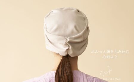 オーガニックコットン ベア天竺ハット＜脱がなくていい帽子＞ (カラー：ライトグレー、サイズ：M)_0200-001-T06-1-2