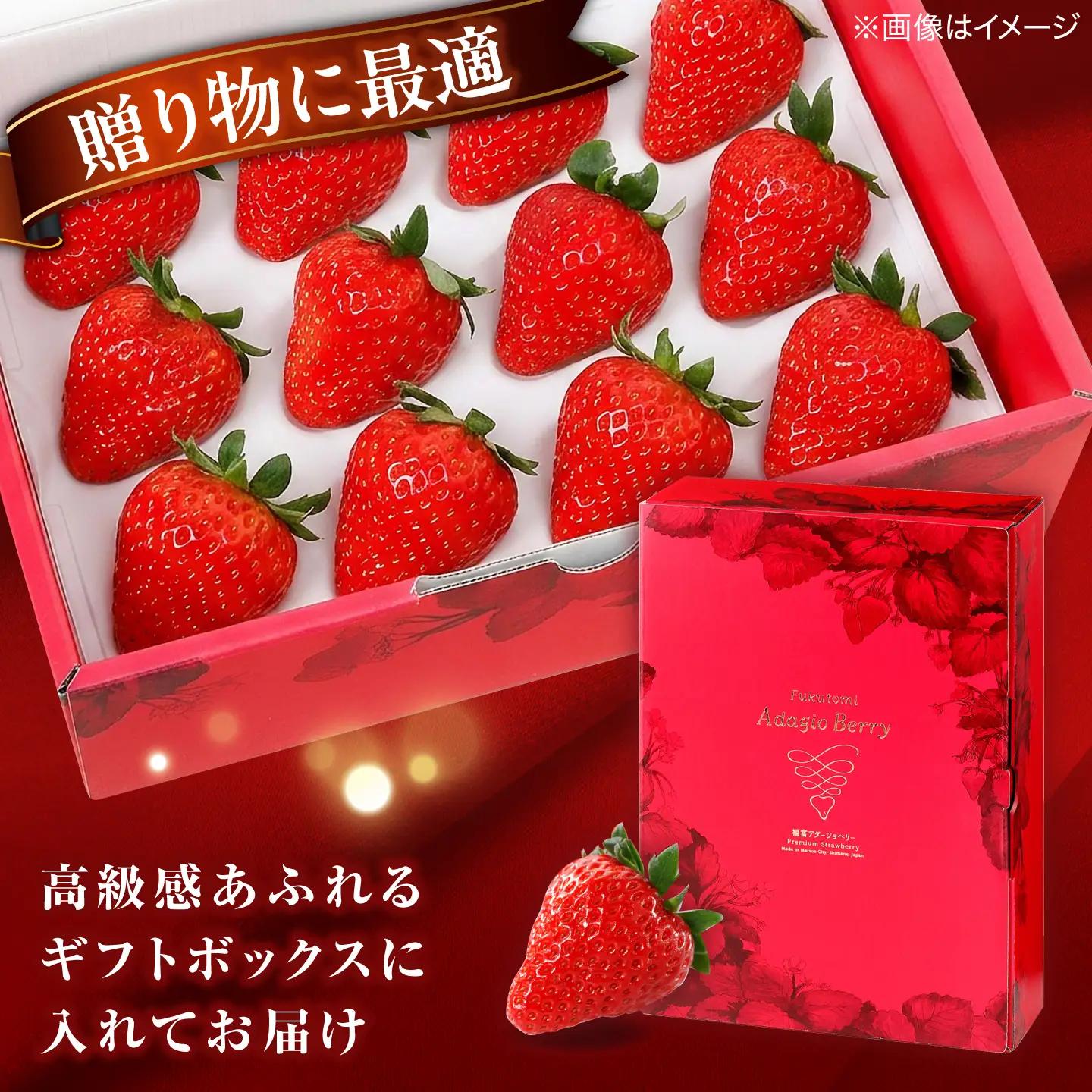 島根県産 いちご400g 苺[ALFI003] 2Lサイズ12個入り