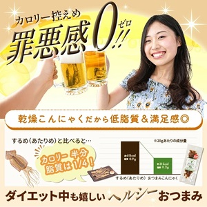 SZ0389　宮田のおつまみこんにゃく「イカ風」　20g入×8袋