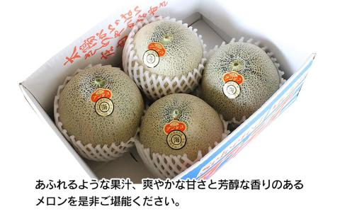 【令和6年産 先行予約】 鶴岡産庄内砂丘メロン 秀逸品 4～5玉（約5kg） アンデスメロン　成澤農園　K-633