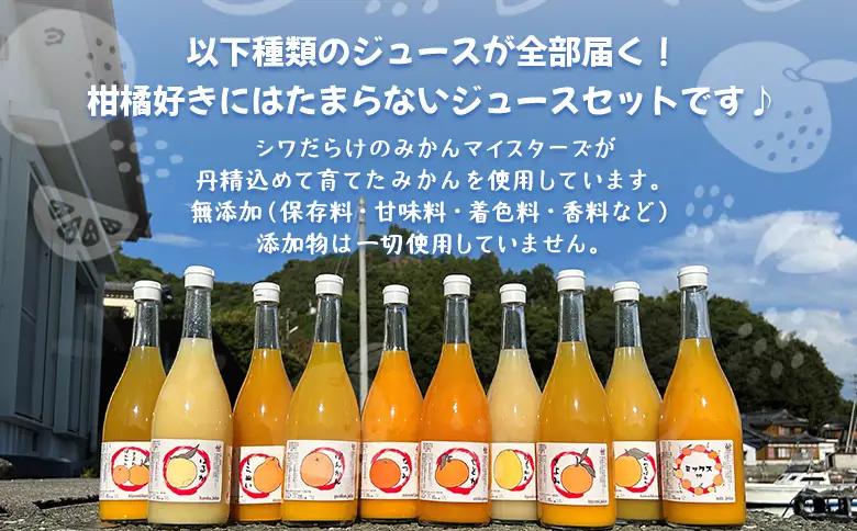 ＜一歩会 ジュエリーボックス ジュース飲み比べセット 720ml×18本入り（果汁100%ストレートジュース）愛媛 みかん＞ ミカン 柑橘 果物 フルーツ 特産品 渡江から一歩を踏み出す会 飲んで応援