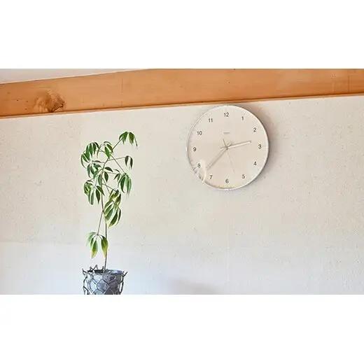 Biome clock LC24-16 BG（desert） ベージュ Lemnos レムノス  時計 とけい 秒針 子ども部屋 掛け時計 入学祝い 誕生日プレゼント おしゃれ インテリア 日本製 富
