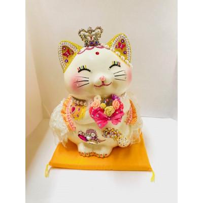 ふるさと納税 中間市 風水ハッピーキャット(3L)プリンセス(イエロー)