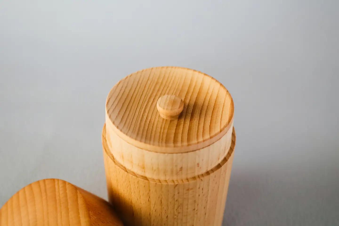 ブナ 茶筒 【 お茶用品 神奈川県小田原市 茶筒 茶筒】