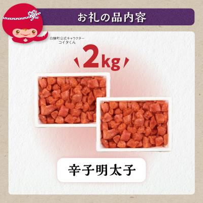 ふるさと納税 白糠町 \数量限定 訳あり/ 切れ子【明太子 2kg】 |  | 03