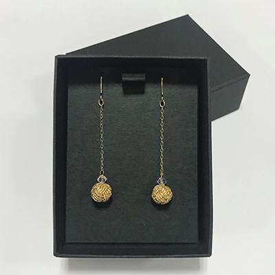 ふるさと納税 観音寺市 水引まりピアス(ゴールド) |  | 03