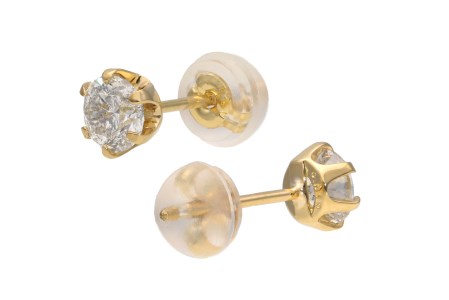 K18 ダイヤモンドスタッドピアス(0.6ct) 40-2378