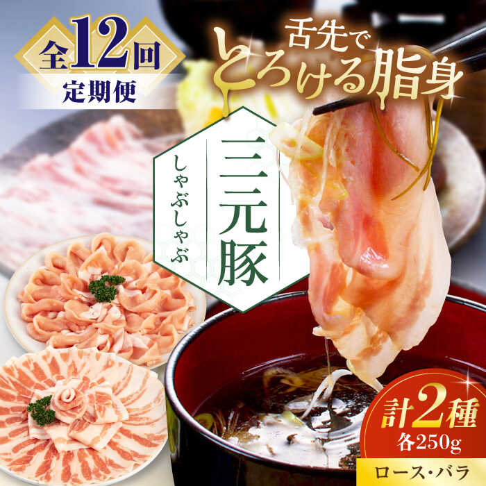 【ふるさと納税】【全12回定期便】北海道 平田牧場 しゃぶしゃぶセット 500g (ロース・バラ) ※だし・昆布ナシ 《喜茂別町》【平田牧場】 肉 豚肉 ロース バラ ロース肉 バラ肉 しゃぶしゃぶ 鍋 北海道 [AJAP081] 108000 108000円