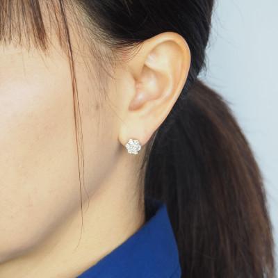 ふるさと納税 昭和町 PT900 1.00ct ダイヤモンド ピアス FP-000330 |  | 03