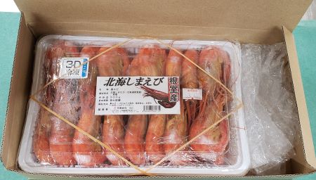 【北海道根室産】 北海しまエビ500g A-50010