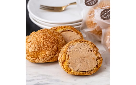 A-58  冷凍 「 nicoシュー 」3種 6個入【 プレーン ・ ショコラ ・ いちご 】  | お菓子 焼き菓子 洋菓子 スイーツ シュークリーム アソート ストロベリー おやつ オリジナル 焼菓子 有限会社小向製菓＆nico cakes パティスリー ニコケークス お取り寄せ 青森県 六戸町