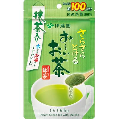 ふるさと納税 湖西市 さらさらとける お〜いお茶抹茶入り緑茶 80g×6袋