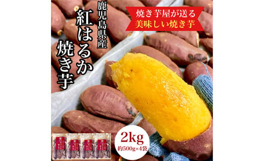 
2671 鹿児島県産 さつまいも 紅はるか 焼き芋 2kg 蜜芋 さつまいも 【クール便配送】【いも 芋 さつま芋 蜜芋 紅はるか 焼き芋 スイーツ】
