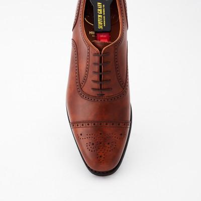 ふるさと納税 墨田区 スコッチグレイン「シャインオアレインIII」 No.2720 ブラウン 24.0cm EEE 紳士靴 |  | 03