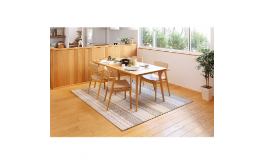 日本製 撥水・防汚 カーペット アイボリー 1枚 約180×220cm 600022210型[1127]