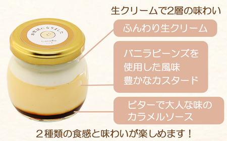 CocoRoプリン6個セット（ギフト包装＋メッセージシール「お世話になりました」） │ プリン プリン プリン プリン
