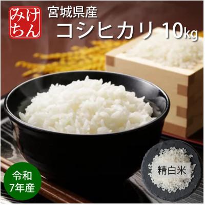 ふるさと納税 村田町 令和7年産　宮城県産コシヒカリ 精米10kg