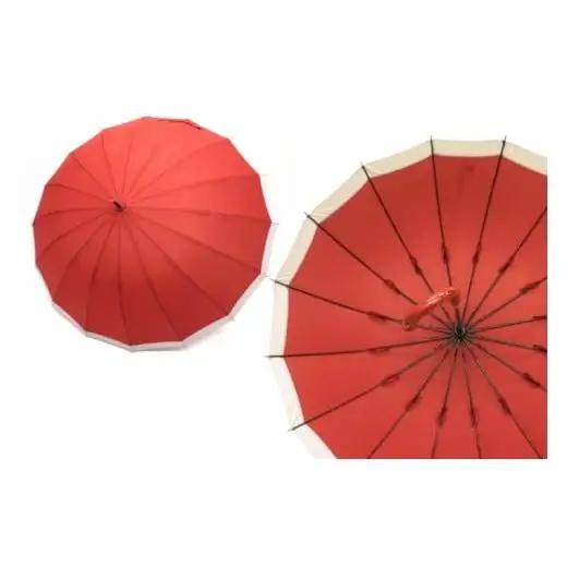 M235　紀州漆器アンブレラ『根来』１６本骨和傘　カバー付　ギフト箱入