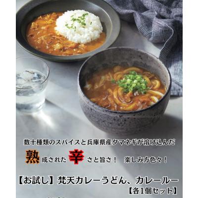 ふるさと納税 川西市 【お試しセット】梵天カレーうどん&amp;カレールーセット