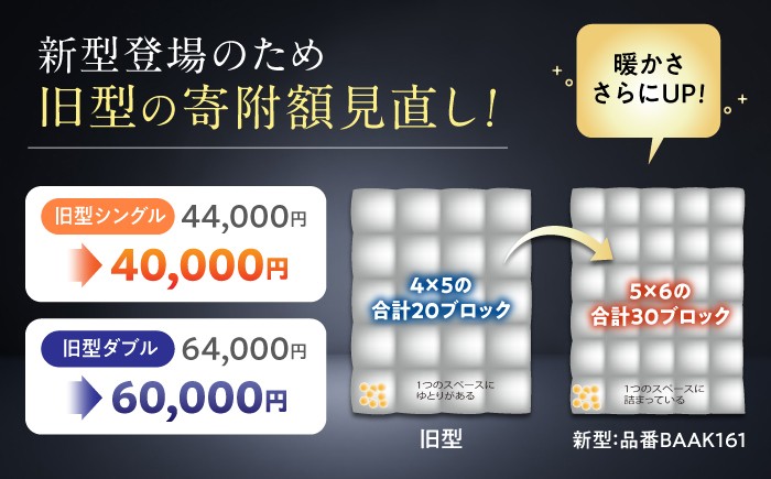 雪国でも暖かい！羽毛 布団 ふとん 寝具 ダウン 人工羽毛 日本製 掛け布団