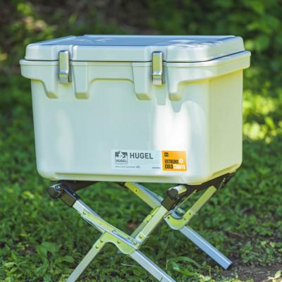 ふるさと納税 宮城県 HUGEL 真空断熱クーラーボックス 40L VITC-40 ホワイトアッシュ アイリスオーヤマ