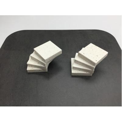 ふるさと納税 茨木市 インシュレーター　正方形型　1セット8個入り　白地　粒模様 |  | 02