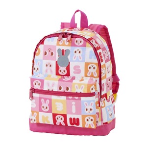 O102(ピンク)ミキハウス パズルブロックシリーズリュック Ｓサイズ（ピンク）【mikihouse リュックサック ６L ６リットル 子供 こども 遠足 かばん カラフル 男の子 女の子 おでかけ 大阪府 八尾】