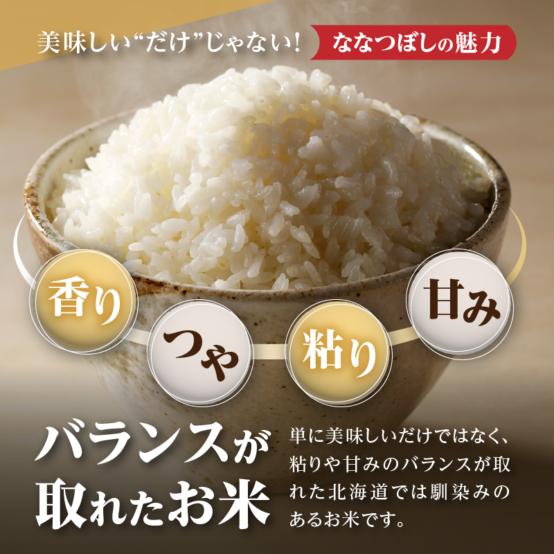 【定期便(10kg×6カ月)】【無洗米】令和6年産北海道産ななつぼし【滝川市産】 | 米 お米 精米 ブランド米 コメ ごはん ご飯 白米 無洗米 ななつぼし 特A お米マイスター北海道米 毎月お届け