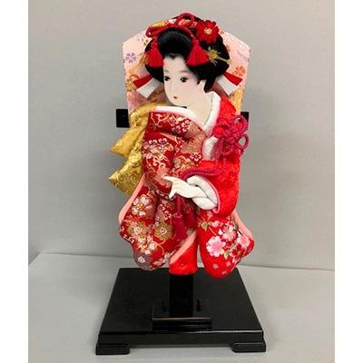 ふるさと納税 春日部市 女物10号(約30cm)押絵羽子板　飾り台付