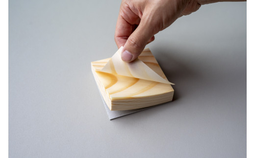 【006-16】Shikibun　木のブロックメモ