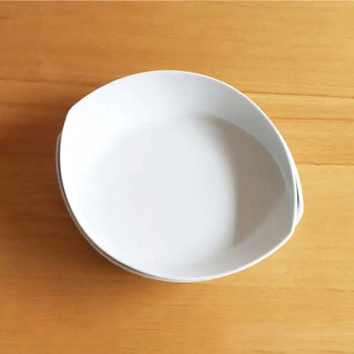 【白山陶器】【グッドデザイン賞受賞】リーヴズ パスタ プレート 食器 カレー皿 白磁 2枚セット【波佐見焼】[TA122] 波佐見焼
