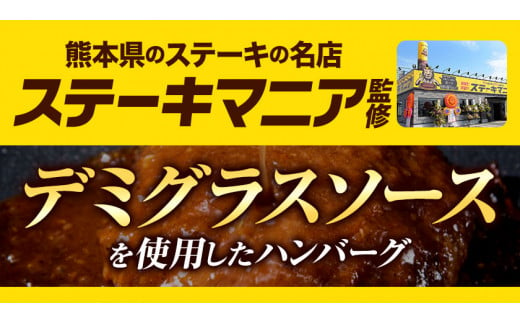 肉 ハンバーグ 肉肉ハンバーグ デミグラスソース 150g 18個 《7-14営業日以内に出荷予定(土日祝除》 大津町 国産 牛肉---oz_fh_wx_24_11000_2700g_d