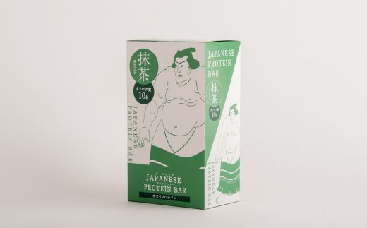 ジャパニーズプロテインバー抹茶味１２本入り NAY009