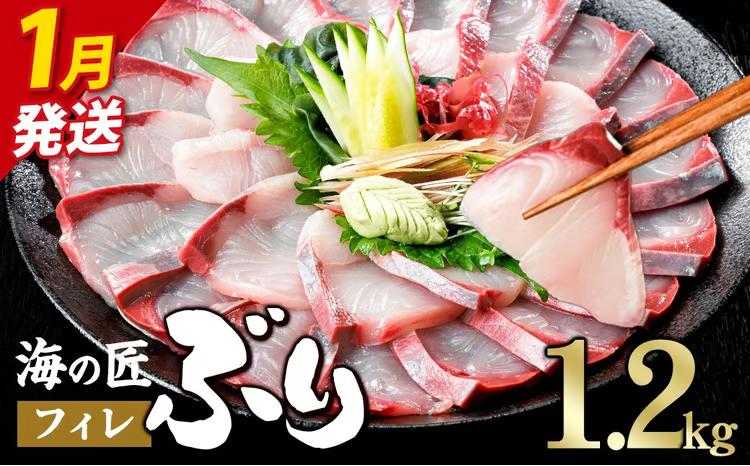 ＜先行予約受付中！2027年1月以降順次発送予定！＞海の匠 ブリ フィレ (1.2kg) ぶり 鰤 刺身 国産 魚 海産物 海鮮丼 ぶりしゃぶ 冷蔵 【JP004-01】【三共物商】