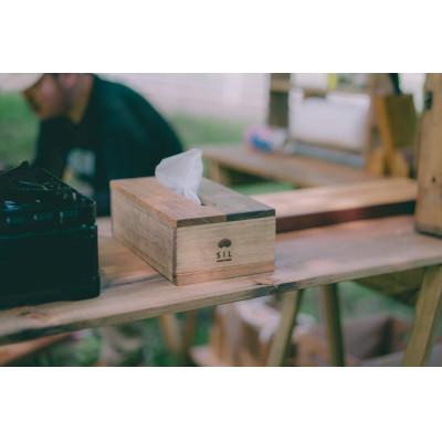 ふるさと納税 有田川町 ホームからキャンプまで【《パレット》ティッシュボックス】アウトドア用(SIL CAMP)