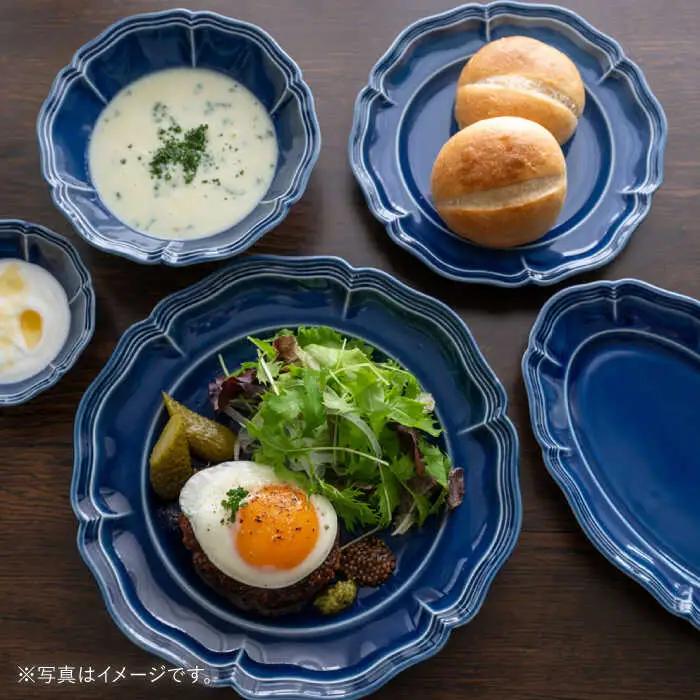 【波佐見焼】ombre de fleur 8点フルセット アズール 食器 皿【翔芳窯】[FE403]
