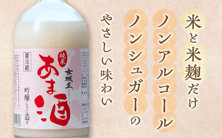 【12回定期便】 純米 甘酒 500ml 4本 / 恵那市 / 岩村醸造 [AUAK036] 甘酒
