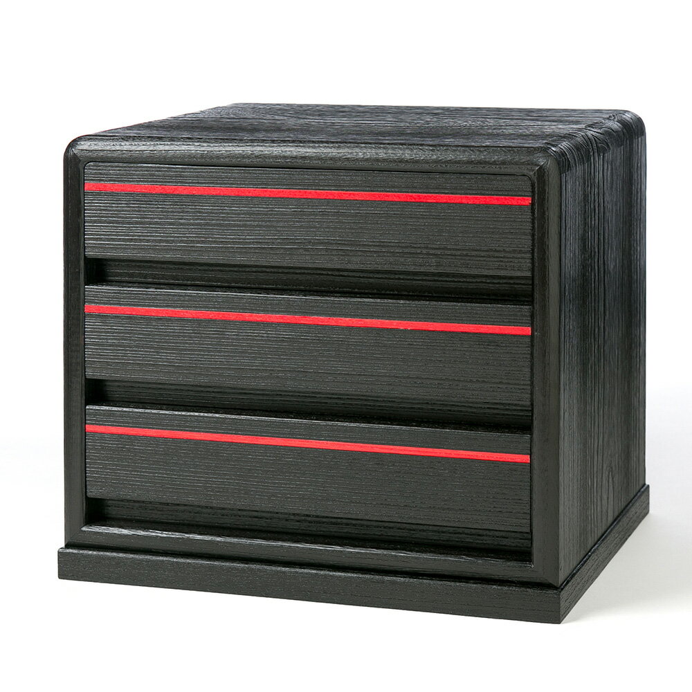 【ふるさと納税】総桐からくり金庫箪笥【シンプル】（三段） 加茂が誇る伝統の桐箪笥 《サイズ：W400×D350×H360mm》 タンス 工芸品 加茂市 浅野タンス