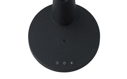 LEDデスクライトQi充電シリーズ平置きタイプ調光調色　LDL-QF02DL-B　ブラック