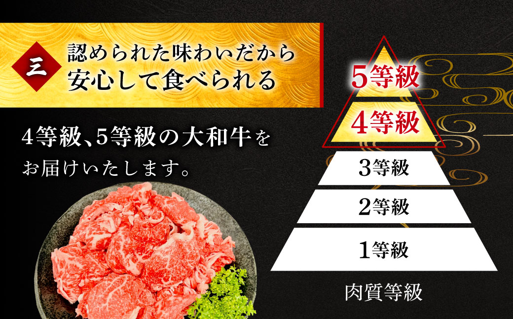 I-276 大和牛すき焼き（しゃぶしゃぶ）用切り落とし 600g 肉の河内屋