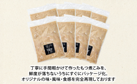 かずちゃんのもつ煮こみ【300g×8袋】惣菜 千葉県 千葉市 お取り寄せグルメ 球場グルメ 球場名物 おかず おつまみ 酒の肴 国産 豚肉 ホルモン もつ 本格的 簡単調理 濃厚 時短 手軽 冷蔵 人