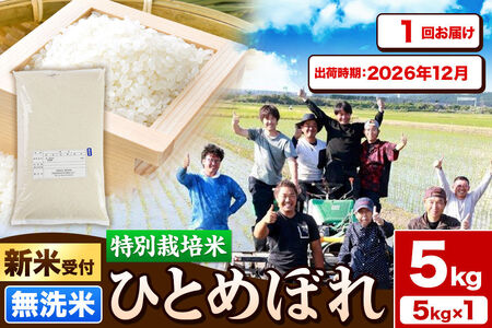 《新米予約》令和8年産【無洗米】特別栽培米 ひとめぼれ 5kg 秋田県産【2026年12月出荷】 [ひとめぼれ 米 お米 白米 精米 無洗米 特別栽培米 ブランド米 食卓 秋田県産 秋田県 由利本荘市]
