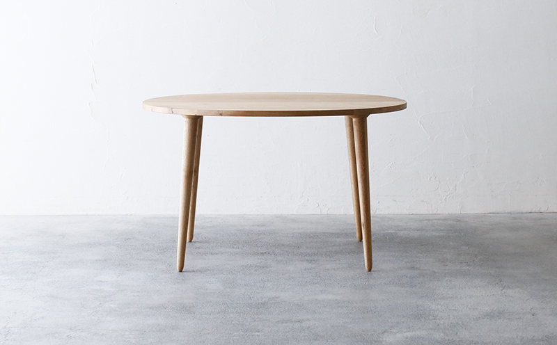ダイニングテーブル オーク材 118ｘ70 cm テーブル 木 木材 秋山木工 家具 インテリア シンプル ナチュラル おしゃれ 引越し 新居 国産 静岡県 藤枝市
