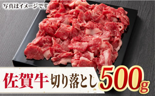 
＜国内トップクラスの黒毛和牛＞ A4 A5 佐賀牛切り落とし500g【ミートフーズ華松】 [FAY056]
