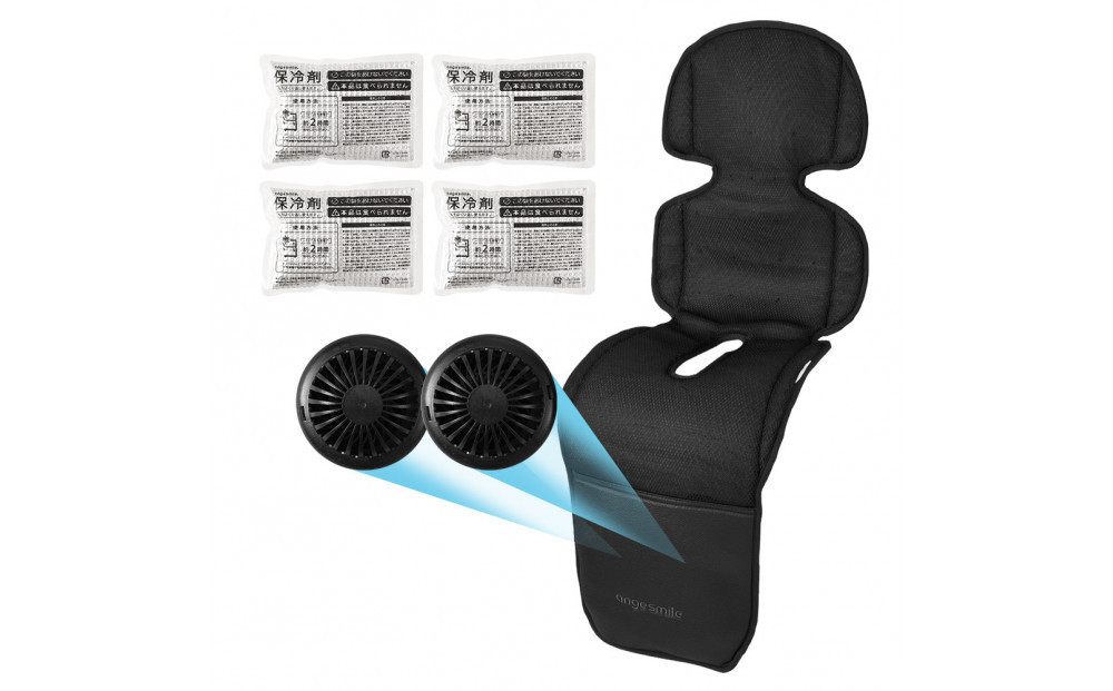 ちゃいなび ツインファンシート イージーコンフィージェミニ（ブラック）