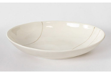 【美濃焼】楕円球 カレー皿3枚組（レンジ対応/食洗器対応）【陶土う庵】（3262-0018） [MBY016]